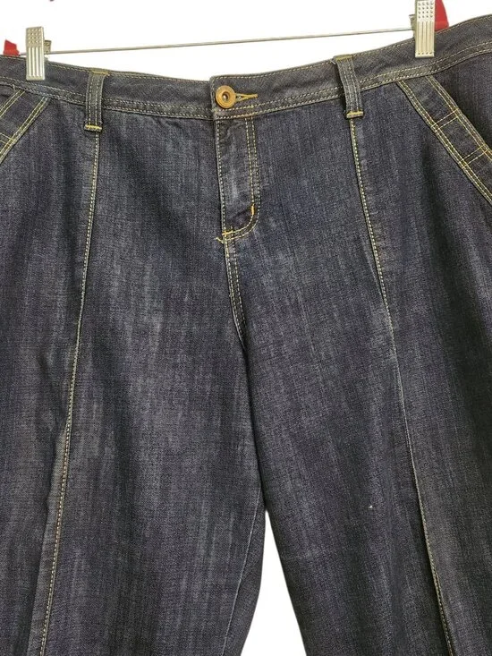 WAK Jeans Dark Wash Ankle/Crop Pants Size 18W - Picture 4 of 4